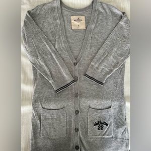 Hollister cardigan Gray Size Med